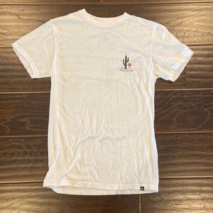 QuickSilver Cactus White Tee